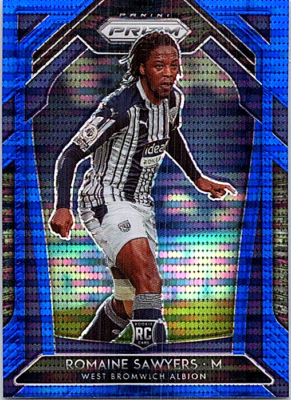 2020-21 Panini Prizm Premier League Blue Pulsar #265 Romaine