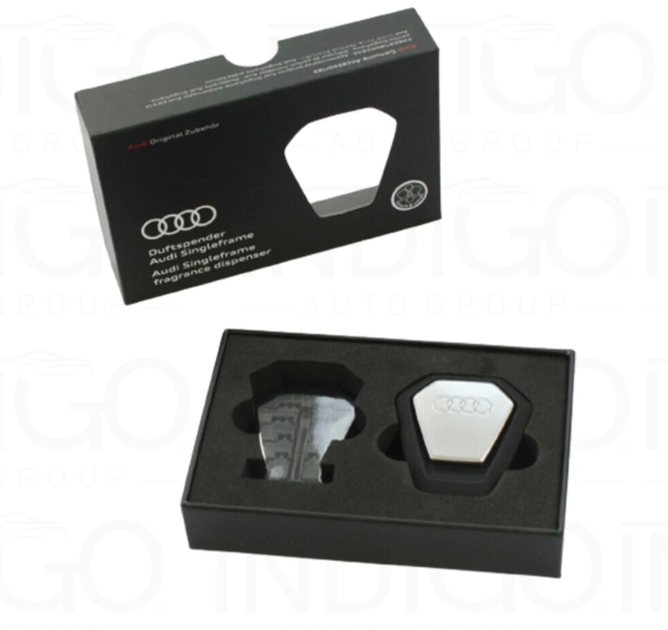 NUEVO GENUINO AUDI AIR Ambientador Dispensador de Fragancia CON UN CARTUCHO NEGRO Foto 4 de 4