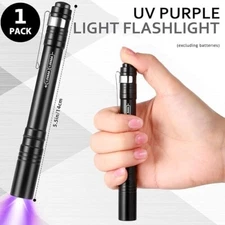 UV Ultra Violet LED Flashlight Blacklight Light 395nm Leak Pet Urine Party Hotel