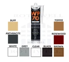 Bond It WP70 Silicone Sealant Wood PVC Frames Seal Low Modulus Neutral Cure LMN