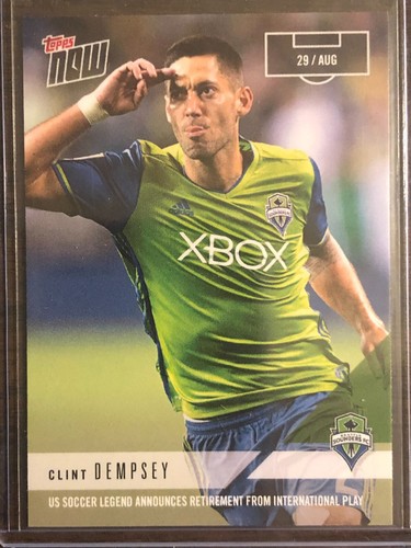 Clint Dempsey – Clint Dempsey MLS TOPPS NOW® Card 77 - Print Run: 162