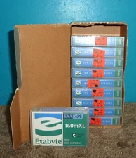10 Exabyte 8mm Data Cartridges 160XL 160M NOS