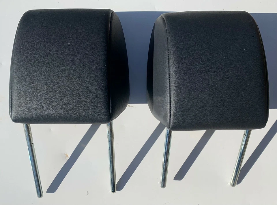 Land Rover LR2 2008-2015 reposacabezas delantero conductor y pasajero cuero negro OEM Foto 2 de 2