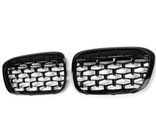Diamond Style Car Front Bumper Grille Grill For Bmw X1 F49 F48 2016-2019