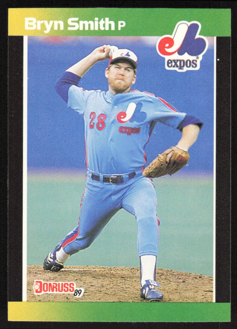 1989 Donruss Baseball's Best Bryn Smith #124 Montreal Expos