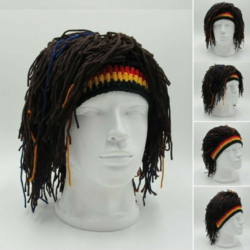 Rasta Wig Beanie Hat Jamaica Rasta 
