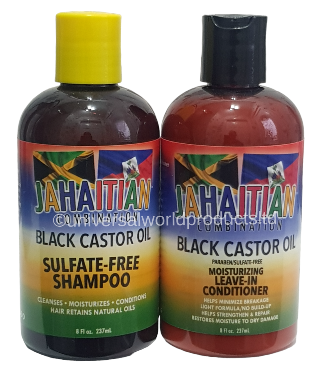 Jahaitian Combination Black Castor Oil Sulfate Free Shampoo