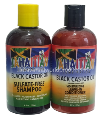 Jahaitian Combination Black Castor Oil Sulfate Free Shampoo