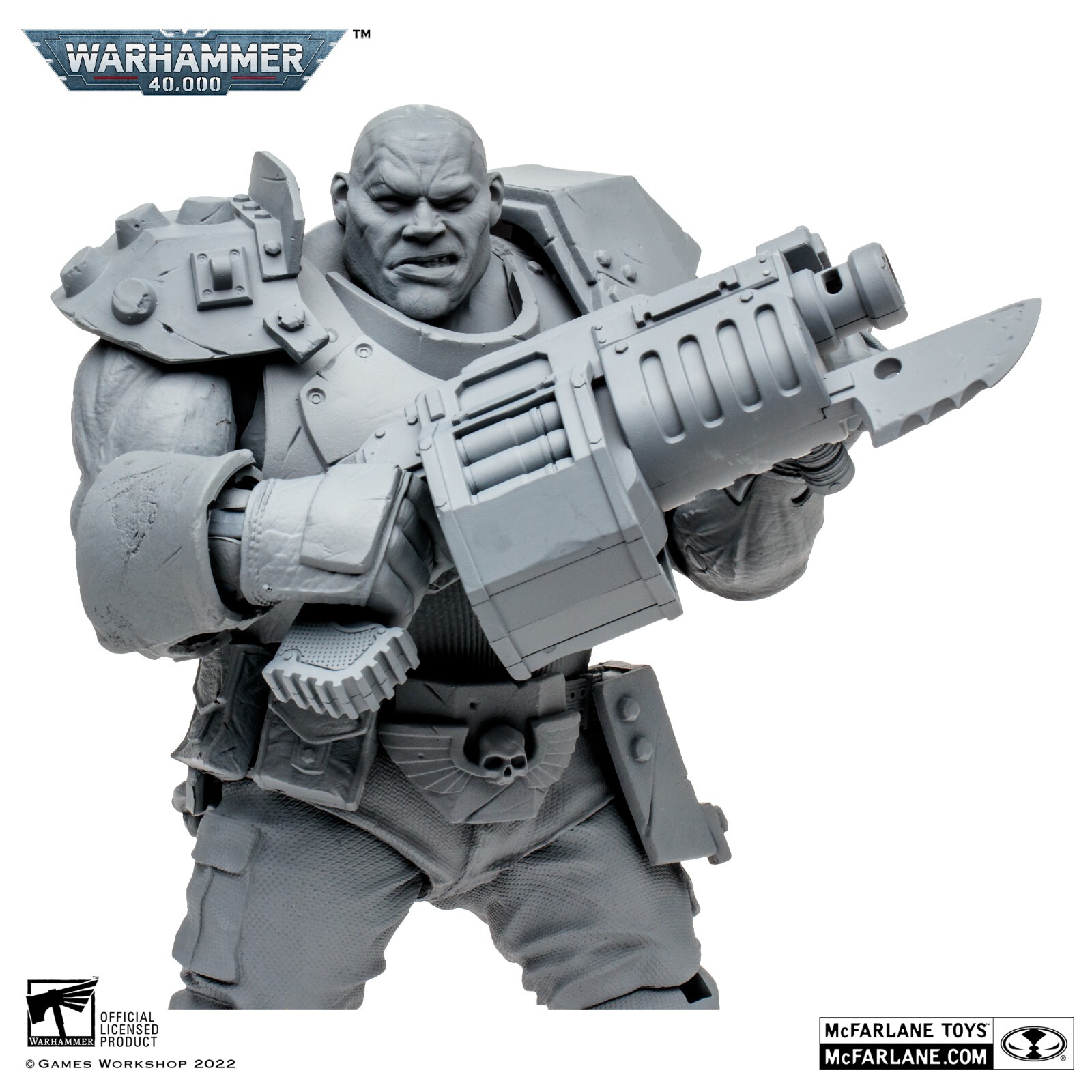 Mcfarlane Toys Warhammer 40000 Ogryn Unpainted Dark Tide 10977 Brand New