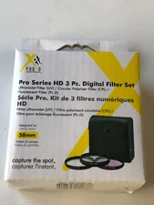 Xit Photo Pro Series HD 3pc. Digital Camera Filter Set 58mm XT58FLK Brand New