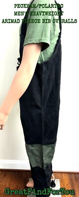 PECKHAM/POLARTEC MEN'S HEAVYWEIGHT ARIMAD FLEECE BIB OVERALLS