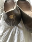 stuart weitzman shoes , heels,open toe, dark gold, 11M — photo 4