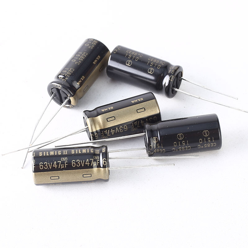 10PCS ELNA 47uF 63V SILMIC II Audio Capacitor RFS JAPAN CAPS