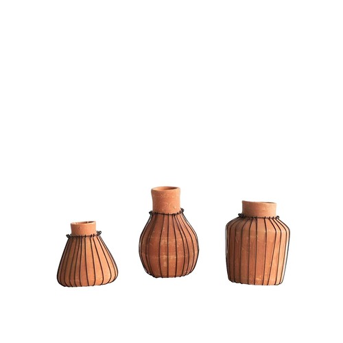 SUPREME/ POGGI UGO TERRACOTTA PLANTER POT Set large and small SS22
