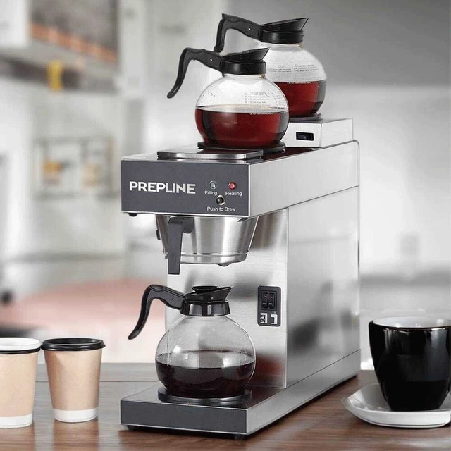 Automatic Coffee Maker with 3 Warmers - 120V