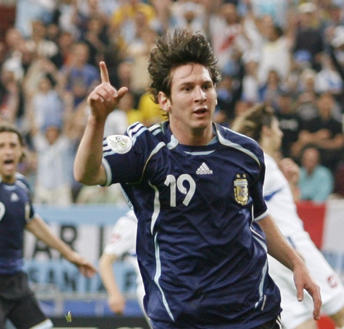 Camiseta Argentina Away Copa Del Mundo 2006 Messi Riquelme CRESPO Tévez Saviola - Imagen 11 de 12