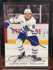 2025-26 Upper Deck Series 2 Young Guns #462 Easton Cowan Maple Leafs RC