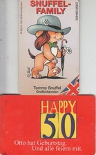 2 Telefonkarten der O-Serie Snuffel-Family Tommy Snuffel O 179J/93 + Otto O 0463