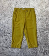 Moschino Cheap And Chic Women Cropped Pants Virgin Wool Italy Size IT 42 / US 8