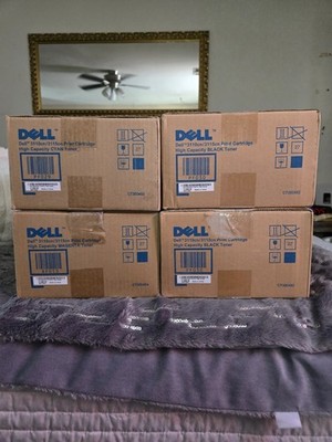 Dell 3110cn/3115cn Print Cartridges High Capacity Toner 1 Cyan,1 Magenta,2 Black