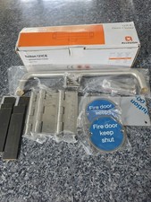 Briton 121CE Overhead Door Closer  Silver Fire Rated, Fixings Supplied