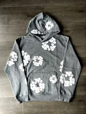 Denim Tears Cotton Wreath Sweatshirt Hoodie gray Size Medium(Brand New)