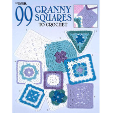 Leisure Arts 99 Granny Squares To Crochet Book, Granny Square Crochet Book,
