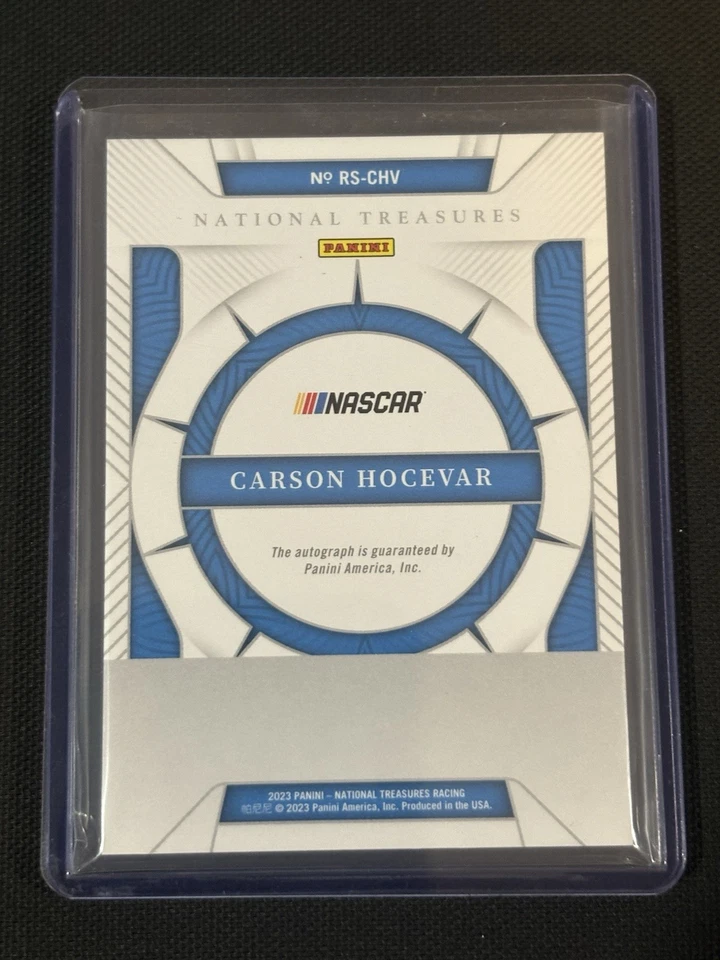 Carson Hocevar - 2023 National Treasures Rising Stars Auto 41/49 - Image 2 of 2