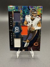 2023 Panini Spectra - Triple Threats Justin Fields #TT-JFI  /60 (MEM)