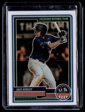 JACK HURLEY 2023 PANINI USA BASEBALL STARS & STRIPES BATTING RC USA #71