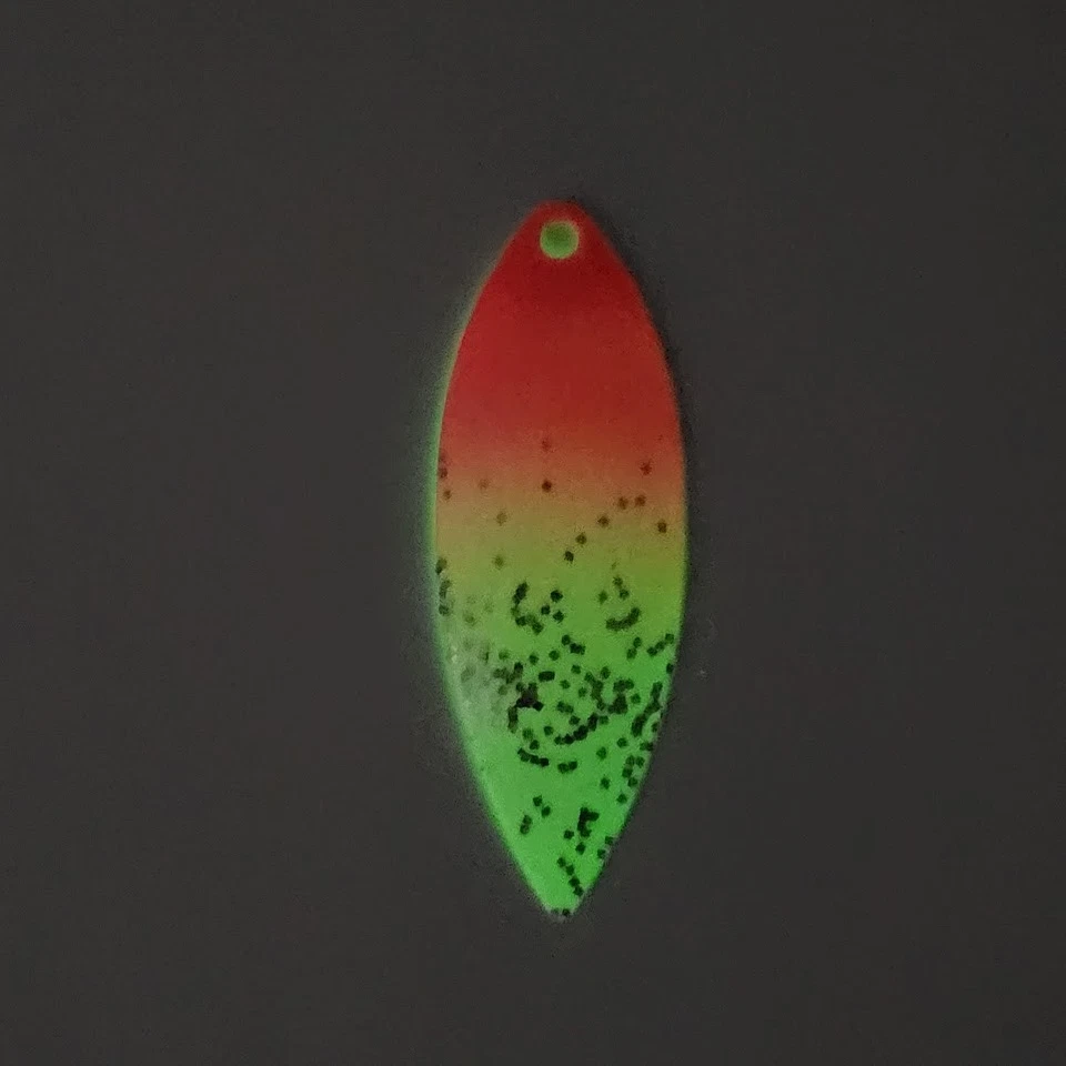 12 hojas de hoja de sauce #5 mezcla brillante premium gota de lluvia brillante que elijas Foto 4 de 4