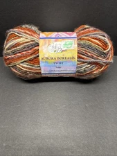 Hobby Lobby Yarn Bee Aurora Borealis Twist Safari Browns Variegated, Soft Roving