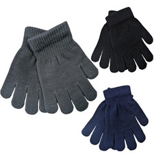 Kids Magic Gloves Bundle x12 Pairs Warm Stretch Winter Gloves