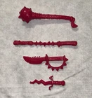 1990 Slash Purple Belt WEAPONS ONLY Teenage Mutant Ninja Turtles TMNT Vintage