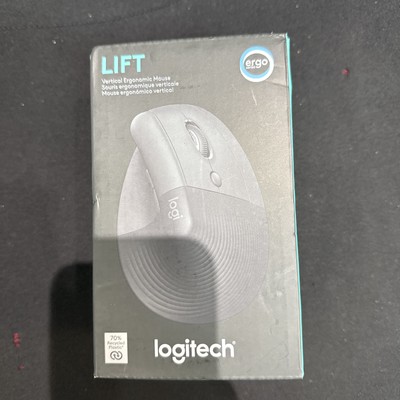 Logitech Lift Wireless Vertical Mouse - Graphite (Right-Handed)