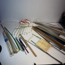 Crochet Hooks KNITTING needles Bates Boye Wood Aluminum Plastic Steel mixed Lot