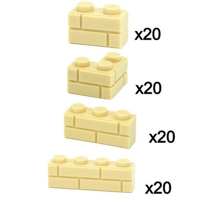 Modified Bricks Wall Masonry Profile For Lego 1x2 1x3 1x4 #98283 Windows Doors