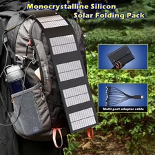 20W Portable Solar Panel Bag Monocrystalline ...
