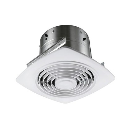 Quini 505 Exhaust Fan, 8 Inch Bathroom Exhaust Fan, White Vertical Discharge ...