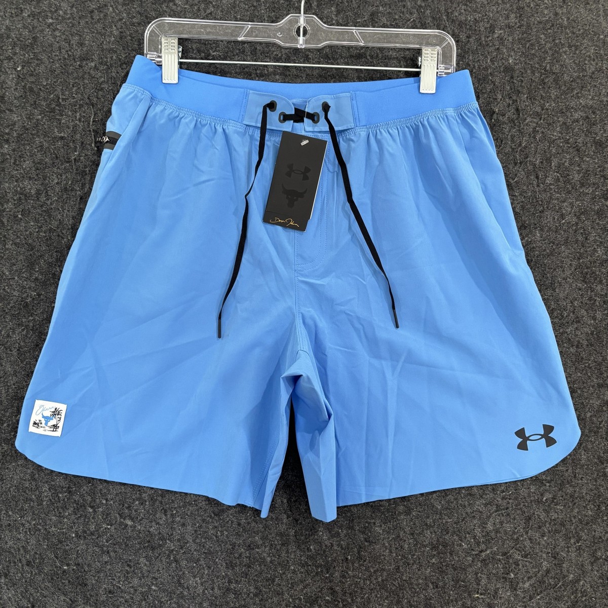Under Armour Project Rock XL ブルーショーツ Under Armour Project Rock Hybrid Shorts Men's Large Blue 8