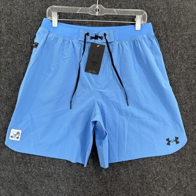 Under Armour Project Rock Hybrid Shorts Men's Large Blue 8