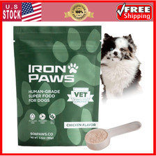Iron Paws 3.5oz Human-Grade Dog Greens Superfood Powder Joint Gut Immune