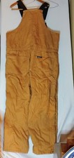 WALLS BLIZZARD PRUF OVERALLS MEN'S XL REG WAIST 42-44 INSULATED CANVAS WORK WEAR