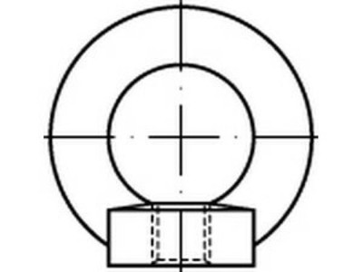 Ringmuttern DIN 582 A 4 M 30 A 4, CAB FASTENING