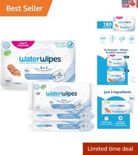 Sensitive Newborn Baby Wipes - 180 Count, 3 Packs, Unscented Hypoallergenic