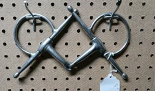 used marked 5" Fulmer Snaffle horse Bit  english Full Cheek ,training or racing 