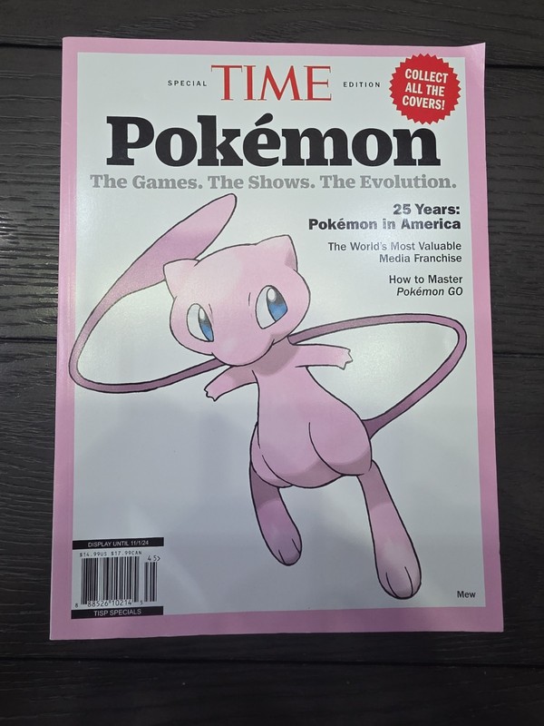 POKEMON SPECIAL EDITION TIME Magazine Mew edition 2024- 25 Years in America