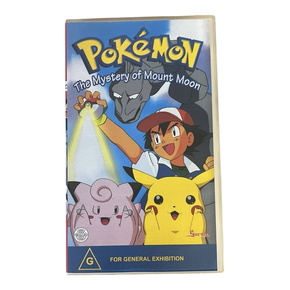 Pokemon The Mystery of Mount Moon VHS Vol 2 Video Yellow - Image 2 of 4