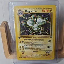 Pokémon TCG Magneton 1st Edition Rare Fossil 26/62 1999 NM Very good cond.  on eBay