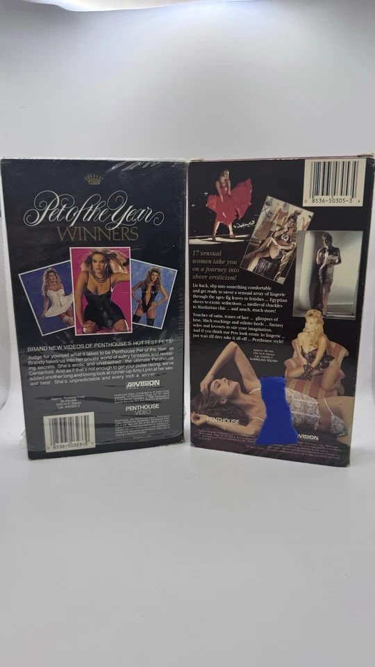 Lot of 6 Vintage Penthouse VHS Tapes Best Of - Fast Cars - Passport Pet Of Year Foto 3 de 4